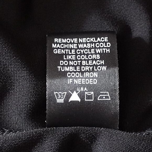 Antthony : 2-pc Short Sleeve Pant Set w/Removable Pearl Necklace, Size 2X, Black - Picture 10 of 11